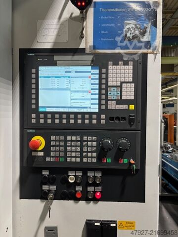 Horizontal machining center SW Schwäbische Werkzeugmaschinen GmbH BA 600   2-CNC, 2-spindlig