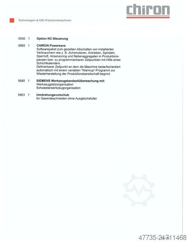 CNC mašinski centar sa robotom CHIRON FZ 15 WM HS