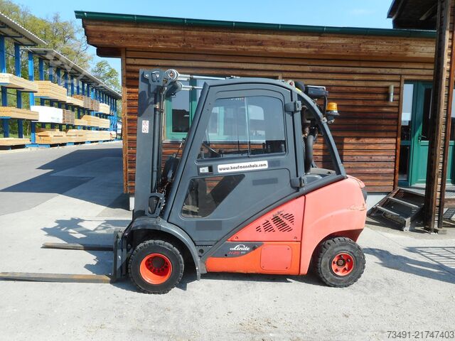 περονοφόρο ανυψωτικό Linde H25D-02 EVO Triplex Zwillingsreifen