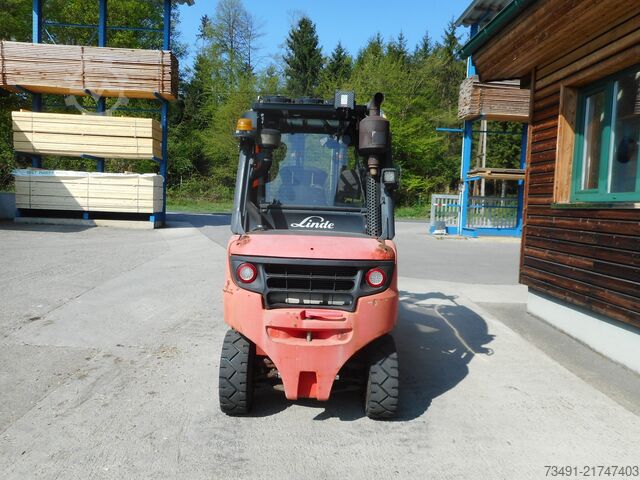 περονοφόρο ανυψωτικό Linde H25D-02 EVO Triplex Zwillingsreifen