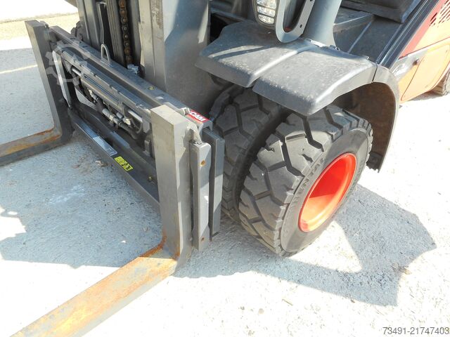 περονοφόρο ανυψωτικό Linde H25D-02 EVO Triplex Zwillingsreifen