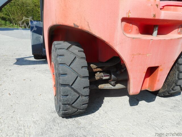 περονοφόρο ανυψωτικό Linde H25D-02 EVO Triplex Zwillingsreifen