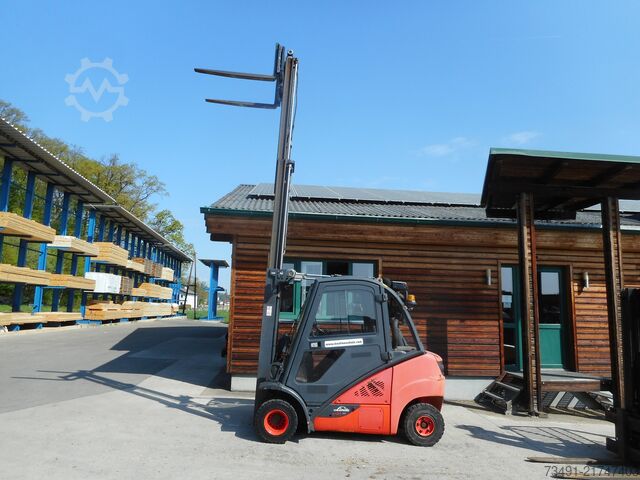 περονοφόρο ανυψωτικό Linde H25D-02 EVO Triplex Zwillingsreifen