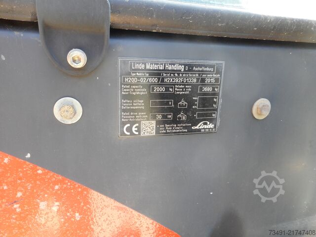 περονοφόρο ανυψωτικό Linde H25D-02/600 Triplex