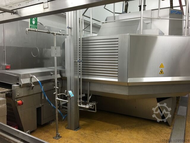 Heteluchtoven met dubbele spiraal Marel Stork Townsend. TSO 600/96/4 EL R