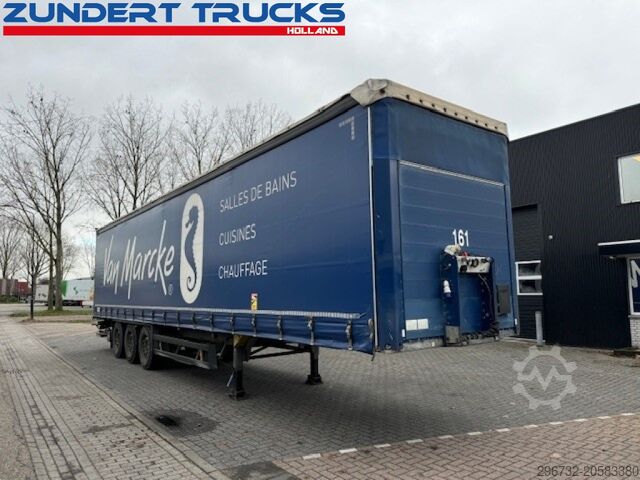 Bâches coulissantes Schmitz Cargobull 3 AS SCHUIFZEILEN TRAILER, LIFT AXLE, TAIL LIFT