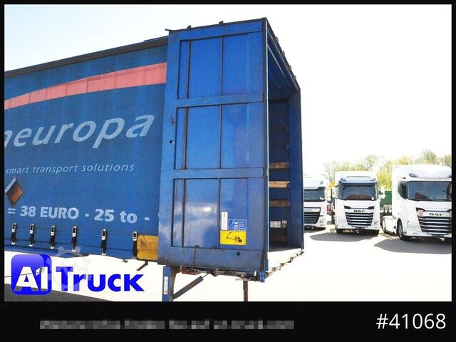 Caroserie interschimbabilă cu platformă și prelată KRONE Wechselbrücke Jumbo BDF 7,82, Code XL,