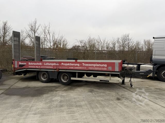 Alçak şasi römork  tt  19 t Tandemtieflader