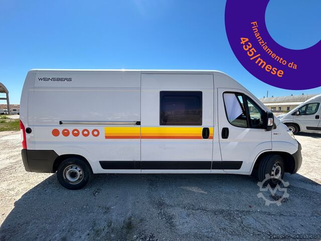 Husvagn/husbils Fiat Weinsberg Carabus 600 K | 4 Posti Letto | Completamente Attrezzato