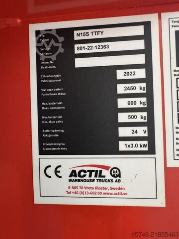 ACTIL / ABEKO * N 15 S - TTFY - DEMO !! DOUBLE steering !! 3 in 1 !! Triplex FFL