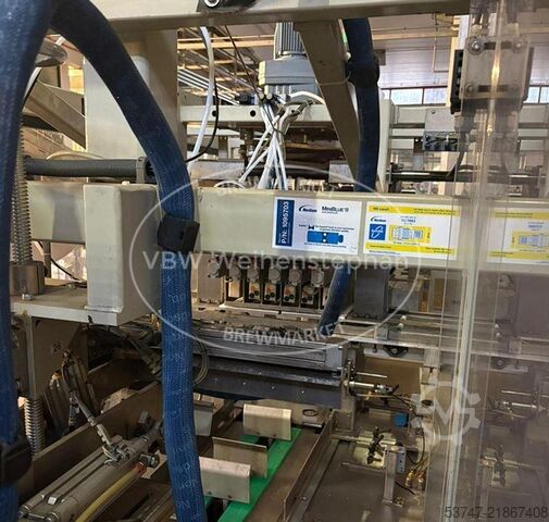 Tepsi paketleme ve shrink makinesi Meypack Verpackungssystemtechnik 