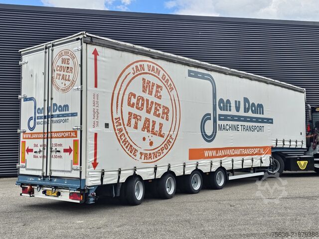 Tieflader ES-GE 4STL48 / 4 AXLE / SLIDING ROOF / EXPANDABLE / L...