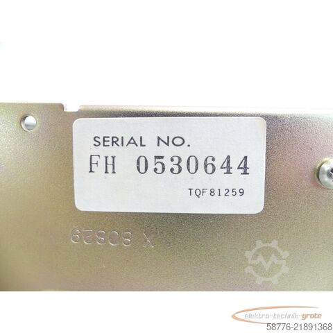 Komponens Fanuc TR-9DK1 / A61L Bedieneinheit SN: FH0530644