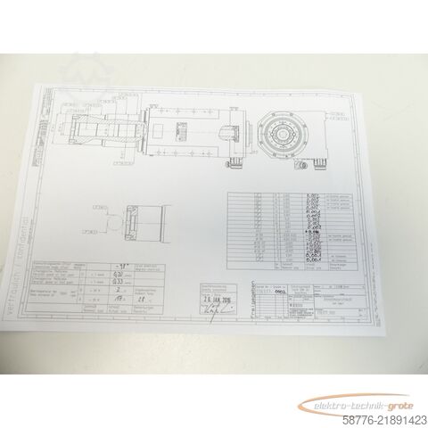 Komponent Weiss 178377 Schleifspindel 21kw / 7000 U/min = 0002    !
