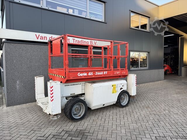 GENIE GS 2668 RT Lift / Aerial Work Platform 10m working height 4x4 Kubota DIESEL 2010 GENIE GS 2668 RT Hoogwerker / Arbeitsbuhne 10mtr werkhoogte 4x4 kubota DIESEL 2010