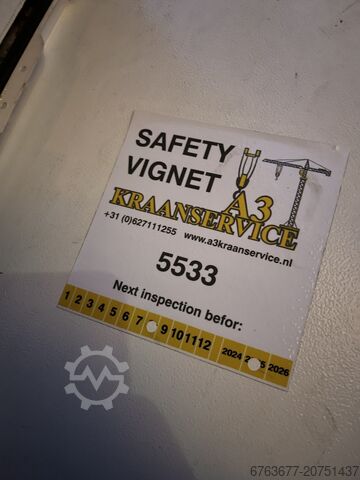 DAF 2500 zebak movilift 200-1 380v electric 1999 bouwkraan DAF 2500