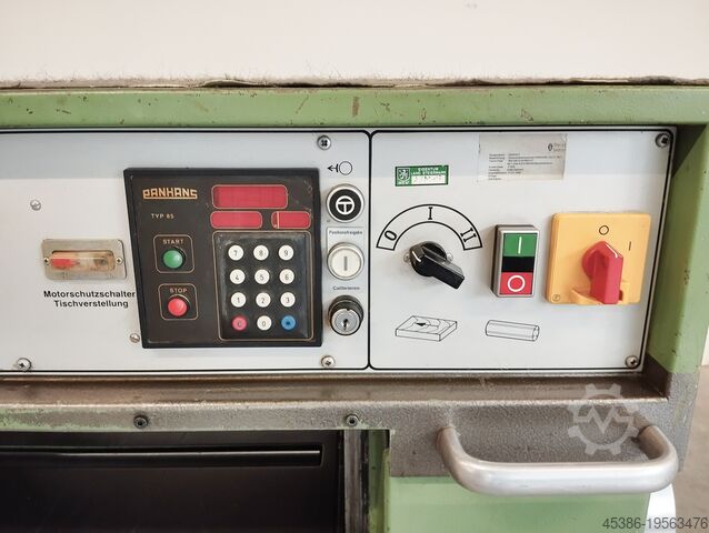 Vandikte-schaaf Panhans Dickenhobelmaschine Typ-426