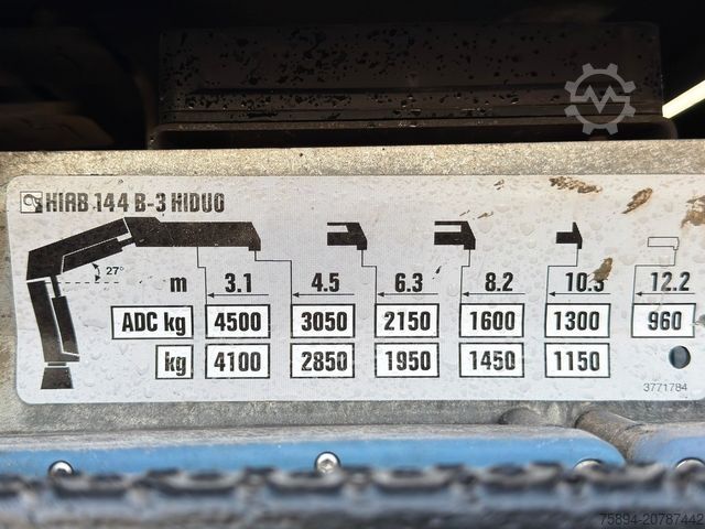 Autokran MAN TGS 26.400 * HIAB 144 B - 3 HIDUO + FUNK * 6x4