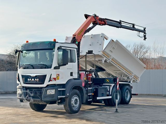 Truck mounted crane MAN TGS 26.400 * PALFINGER PK 16001 K + FUNK * 6x4