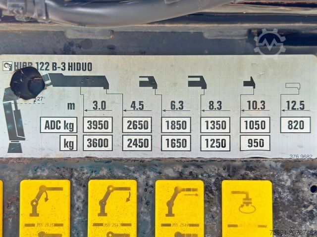 Truck mounted crane RENAULT C 430 * HIAB 122 B - 3 HIDUO + FUNK * TOP