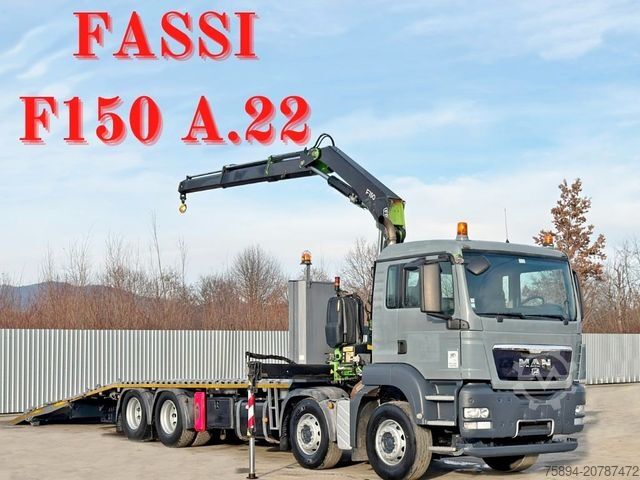 Wrecker MAN TGS 35.360 * FASSI F150 A.22 + FUNK* TOPZUSTAND