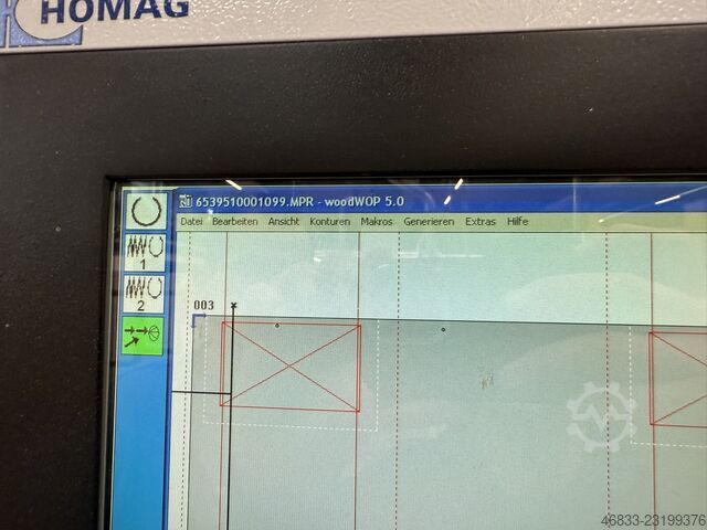 Flex5'li CNC işleme merkezi HOMAG OPTIMAT BAZ 211 Venture 21M