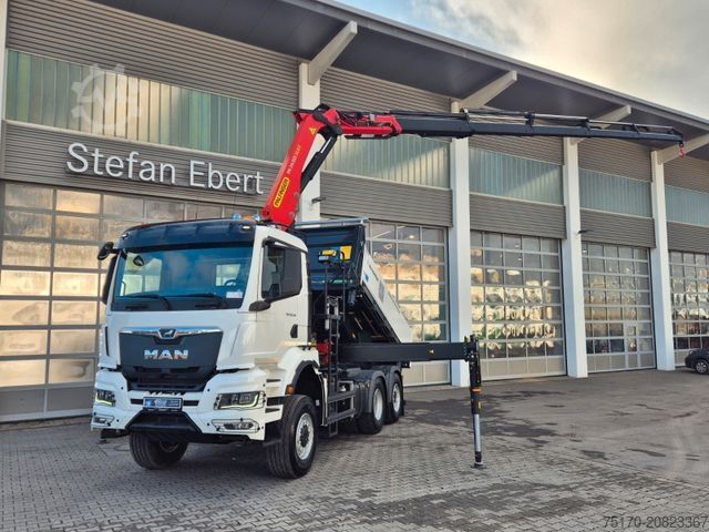 Ανατρεπόμενο φορτηγό MAN TGS 28.510 6x4-4 BL Palfinger PK24.001 Funk AHK