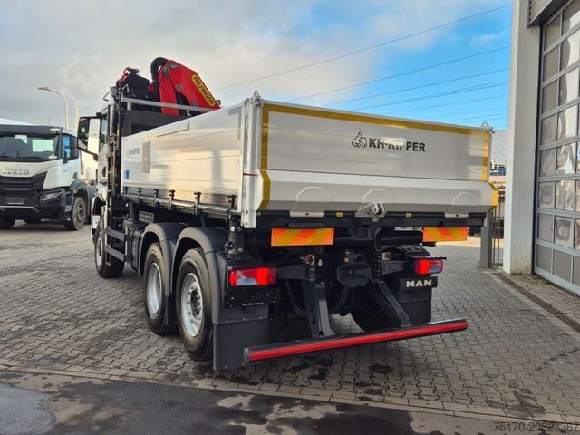 Ανατρεπόμενο φορτηγό MAN TGS 28.510  6x4-4 BL Palfinger PK24.001 Funk AHK