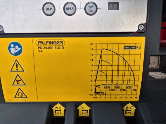 Ανατρεπόμενο φορτηγό MAN TGS 28.510  6x4-4 BL Palfinger PK24.001 Funk AHK