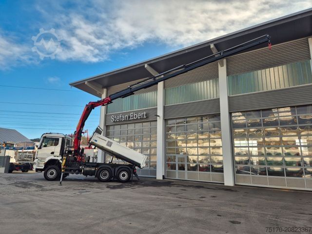 Ανατρεπόμενο φορτηγό MAN TGS 28.510  6x4-4 BL Palfinger PK24.001 Funk AHK