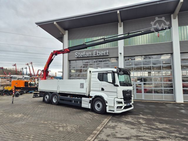 Γερανός τοποθετημένος σε φορτηγό MAN TGS 26.470 6x2-4 LL Palfinger PK19.001 SLD5 Funk