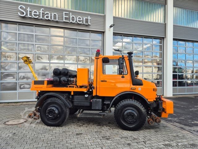 Φορτηγό ειδικού σκοπού MERCEDES-BENZ Unimog U1600 4x4 Zweiweg ZW 100 S Railway 11584h