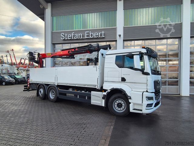 Γερανός τοποθετημένος σε φορτηγό MAN TGS 26.470 6x2-4 LL Baustoff Palfinger PK20.501L