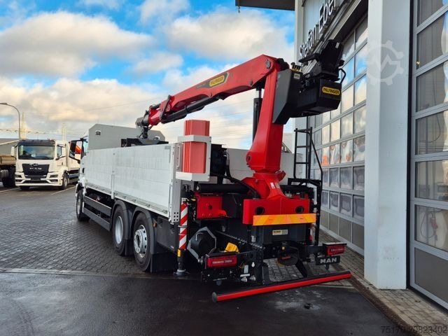 Γερανός τοποθετημένος σε φορτηγό MAN TGS 26.470 6x2-4 LL Baustoff Palfinger PK20.501L