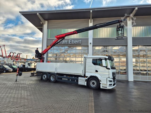 Γερανός τοποθετημένος σε φορτηγό MAN TGS 26.470 6x2-4 LL Baustoff Palfinger PK20.501L