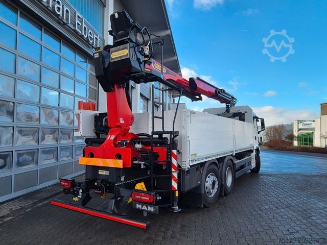 Γερανός τοποθετημένος σε φορτηγό MAN TGS 26.470 6x2-4 LL Baustoff Palfinger PK20.501L