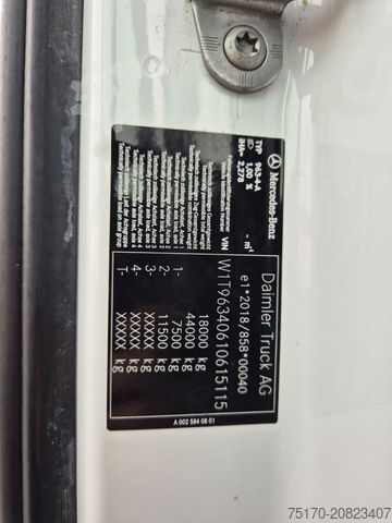 Ελκυστήρας μεγάλου όγκου MERCEDES-BENZ Actros 1845 LSnRL Standklima Vollspoiler