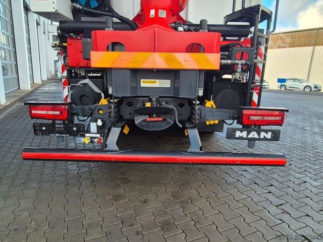 Φορτηγό με επίπεδη καρότσα MAN TGS 26.470 6x2-4 LL Baustoff Palfinger PK20.501L