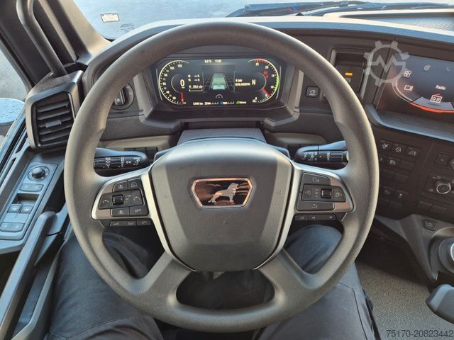 Φορτηγό με επίπεδη καρότσα MAN TGS 26.470 6x2-4 LL Baustoff Palfinger PK20.501L