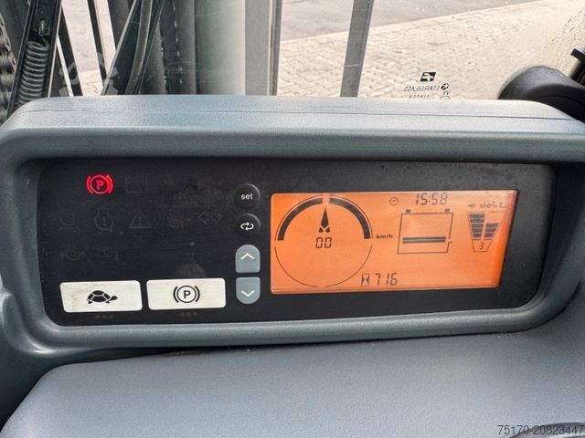 Ανυψωτικό περονοφόρο με εμπρόσθιο φορτηγό JUNGHEINRICH EFG 215 / Triplex: 4.25m! / SS / nur 716h!