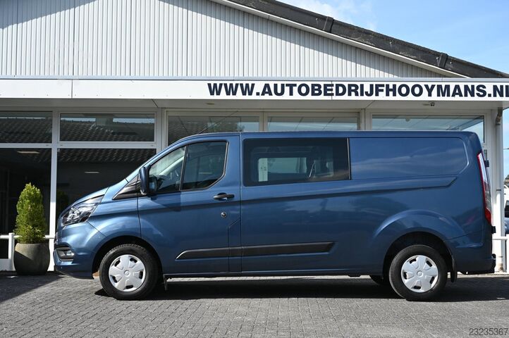 Ford Transit Custom 300 2.0 TDCI L2H1 Trend DC, 6 zitplaatsen, CarPlay, trekhaak Ford Transit Custom 300 2.0 TDCI L2H1 Trend DC 6 Zit...