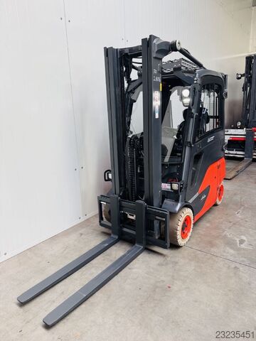 Elektro 4 Rad-Stapler Linde E 16 P-02 EVO Triplex Kabine STVO