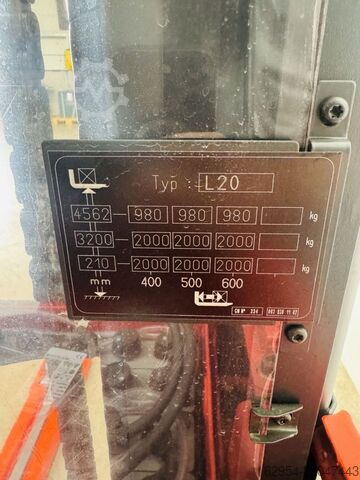  Linde L 20 i Triplex Batterie NEU