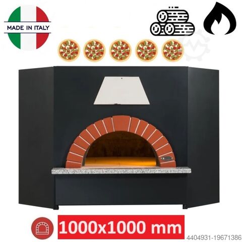 Houtgestookte of gasgestookte Napolitaanse pizzaoven Napoli Forni OT 100