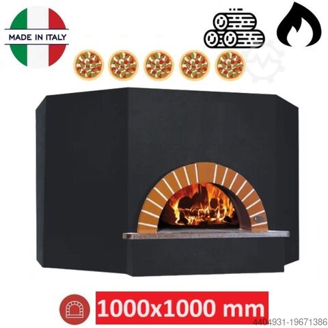 Houtgestookte of gasgestookte Napolitaanse pizzaoven Napoli Forni OT 100
