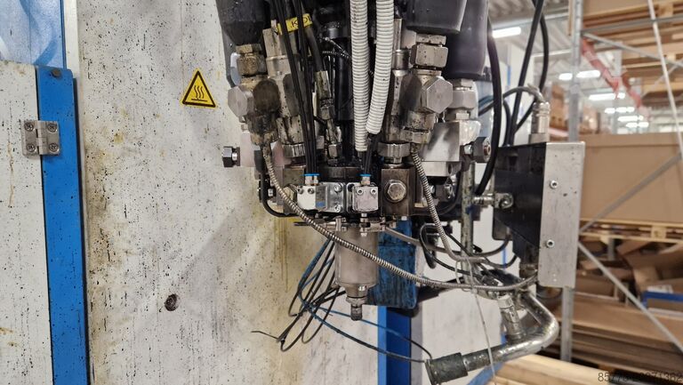 Polyurethaanbewerkingsmachine Hennecke ELASTOLINE F elastomer casting machine