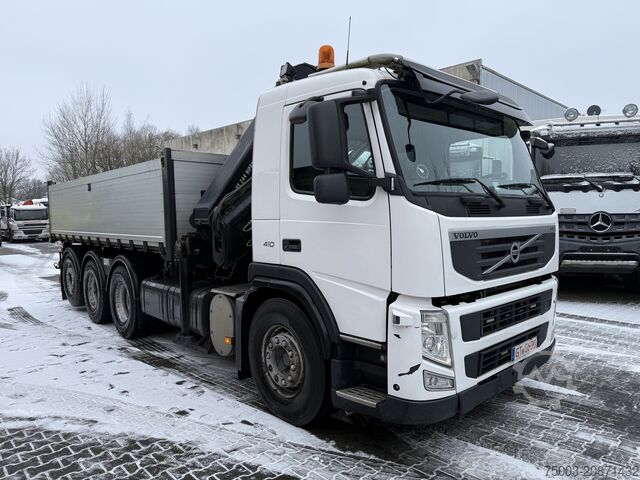 Truck mounted crane Volvo FM410 8X4 Kipper mit Kran HIAB 244-5