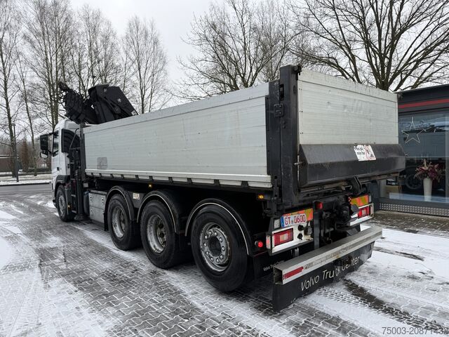 Truck mounted crane Volvo FM410 8X4 Kipper mit Kran HIAB 244-5