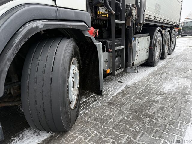 Truck mounted crane Volvo FM410 8X4 Kipper mit Kran HIAB 244-5