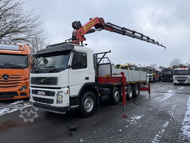 Flatbed truck Volvo FM 380 8X2 Palfinger 35000 bis 25 Meter